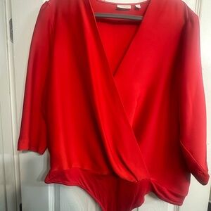 Eva Mendes for New York & Company Red Blouse